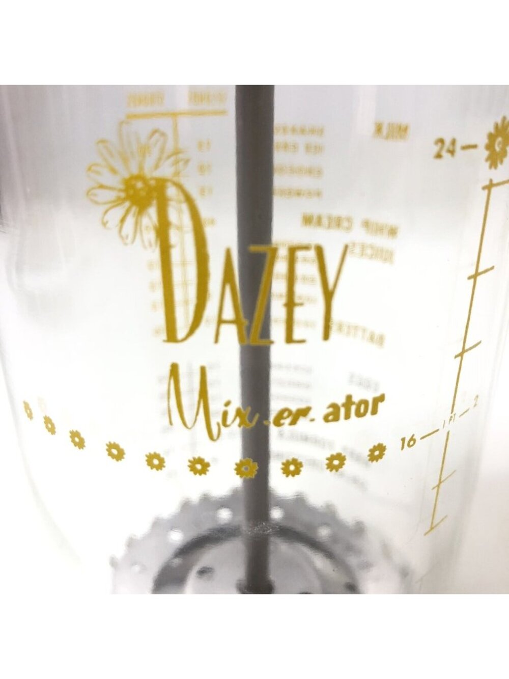 Mid Century Vintage Dazey Mixerator Kitchen Tool Hand Blender 3 Cup Capacity